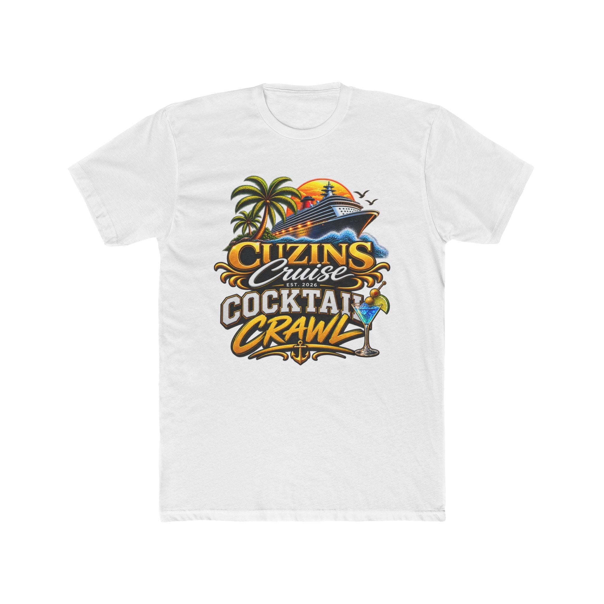 Cuzins Cruise Cocktail Crawl T-Shirt