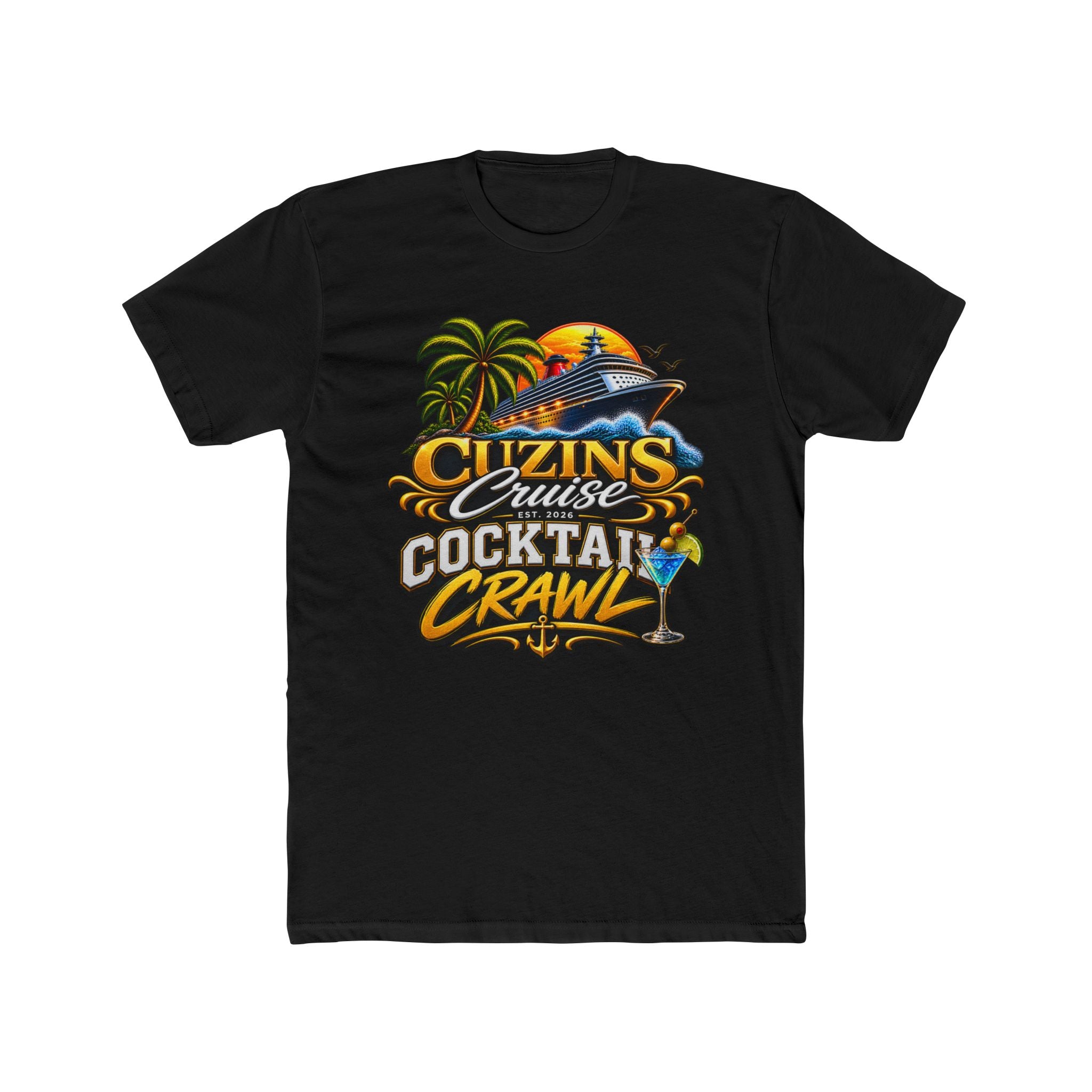 Cuzins Cruise Cocktail Crawl T-Shirt