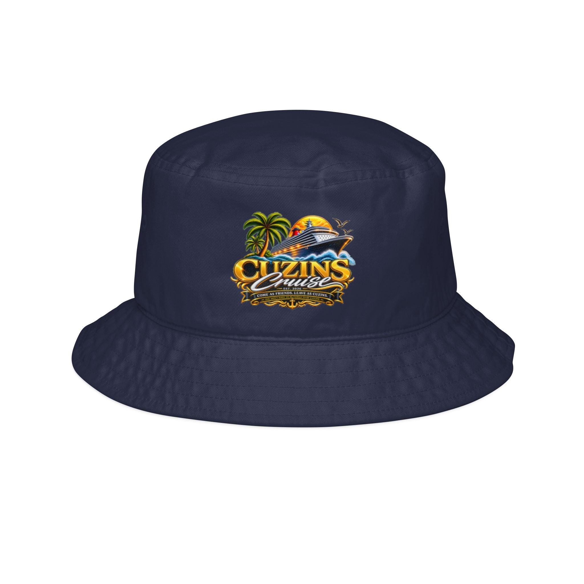 Bucket Hat — Tropical "Cuzins" Cruise Logo