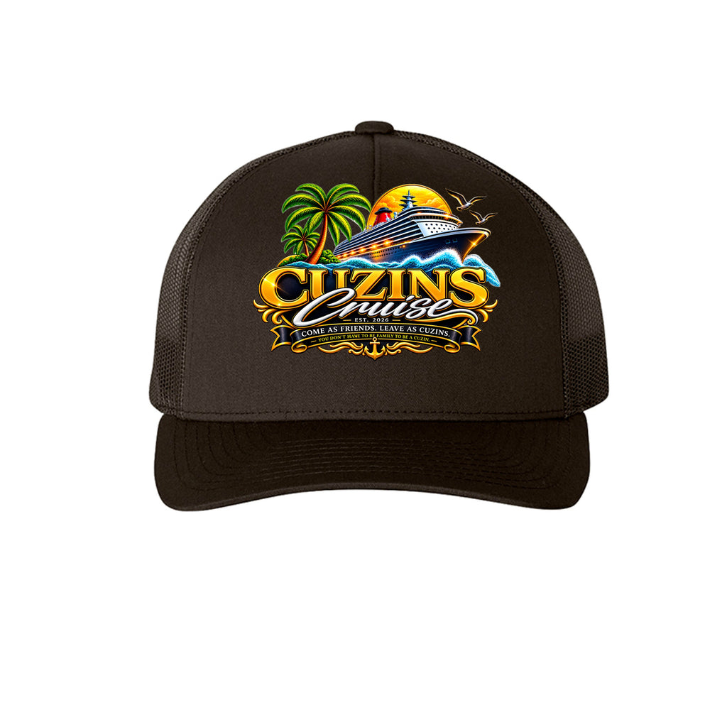 Printed Ninja POD Cuzins Cruise Trucker Cap included in this bundle